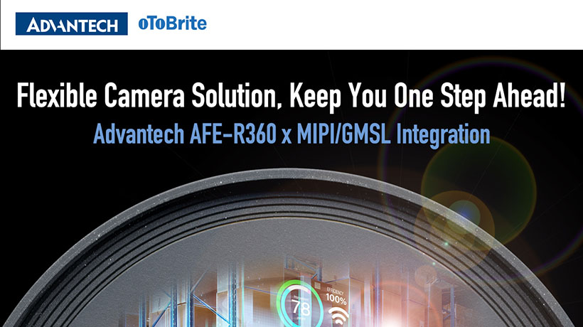 Advantech và oToBrite hợp tác để đẩy nhanh quá trình phát triển giải pháp AI Vision cho AMR với công nghệ camera GMSL